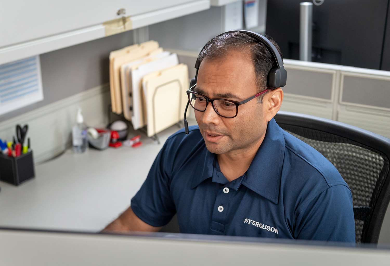 Ferguson support team member